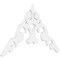 Ekena Millwork Pitch Kendall Architectural Grade PVC Gable Pediment, 48"W x 28"H x 1"P (14/12) GPP048X028X100KEN - alternate 1